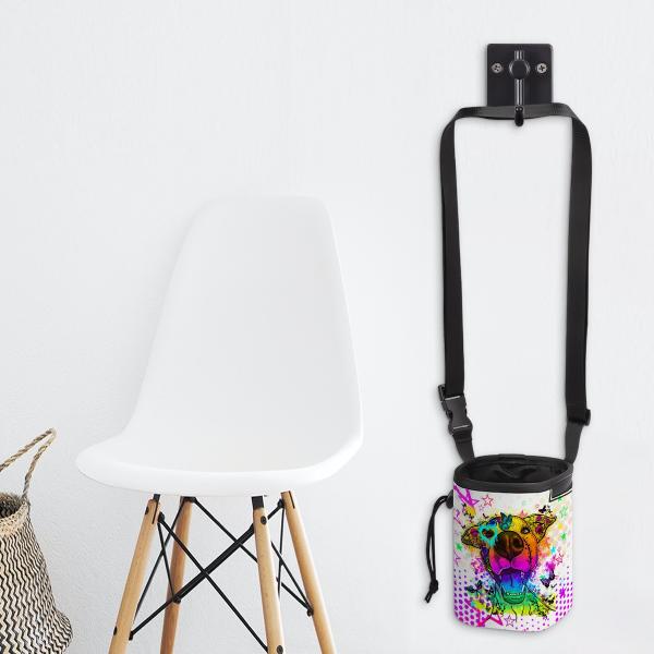 NomNom Bag Hazel - Leckerchenbeutel, Leckerli, Futterbeutel, bunt, Oxfordstoff, AmStaff, Staffordshire, Pit, Pitbull, SOKA, Listenhund